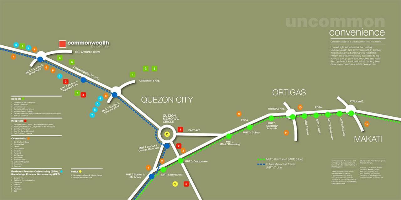 The Residences At Commonwealth By Century Properties Quezon City Exteriér fotografie